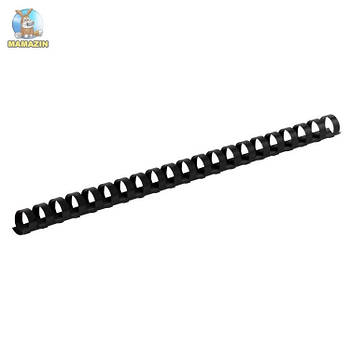 Пружины пластиковые "BuroMAX" №6 BM.0500-01, черные 68078 G-Rich