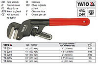 Ключ трубный YATO Польша разводной ПВХ-ручка L=900 мм YT-2206