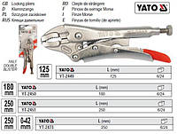 Клещи клищи зажимни l=125 мм CrMo YATO Польща YT-2449