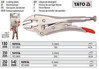 Клещи кліщі зажимні l=180 мм CrMo YATO YT-2452