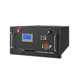 Акумулятор LP LiFePO4 48V (51,2V) - 230 Ah (11776Wh) (Smart BMS 200A) с LCD RM, фото 2