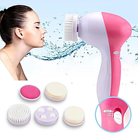 Массажер для лица Beauty Care Massager 5 в 1 компактный с 5 насадками