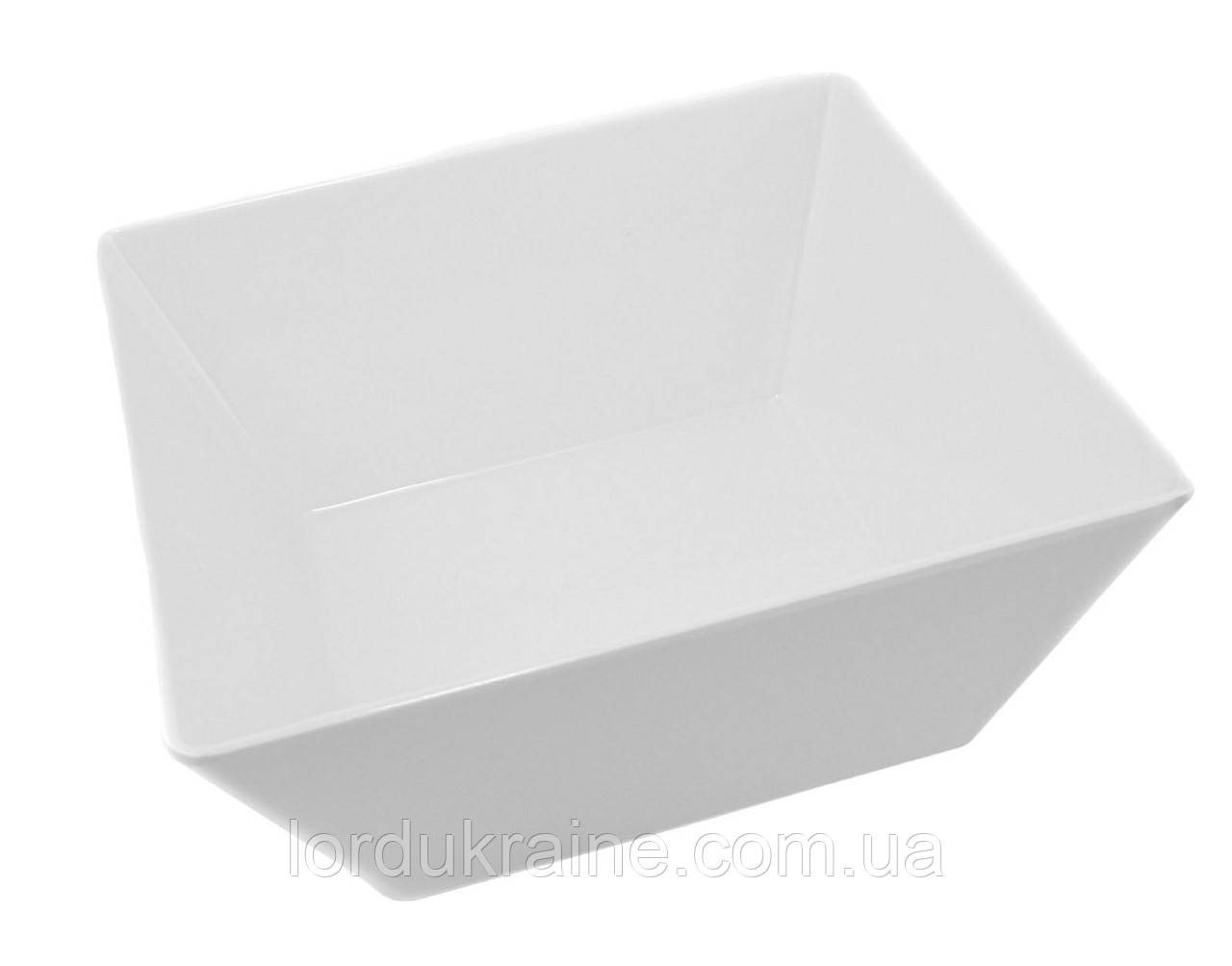 Квадратне глибоке блюдо з меламіну 237 × 237 × 100 мм, біле