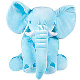 Дитяча м'яка іграшка слон  SLON2G розмір 48 см, фото 4