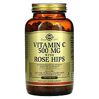 Витамин С с шиповником Solgar (Vitamin C With Rose Hips) 500 мг 250 таблеток