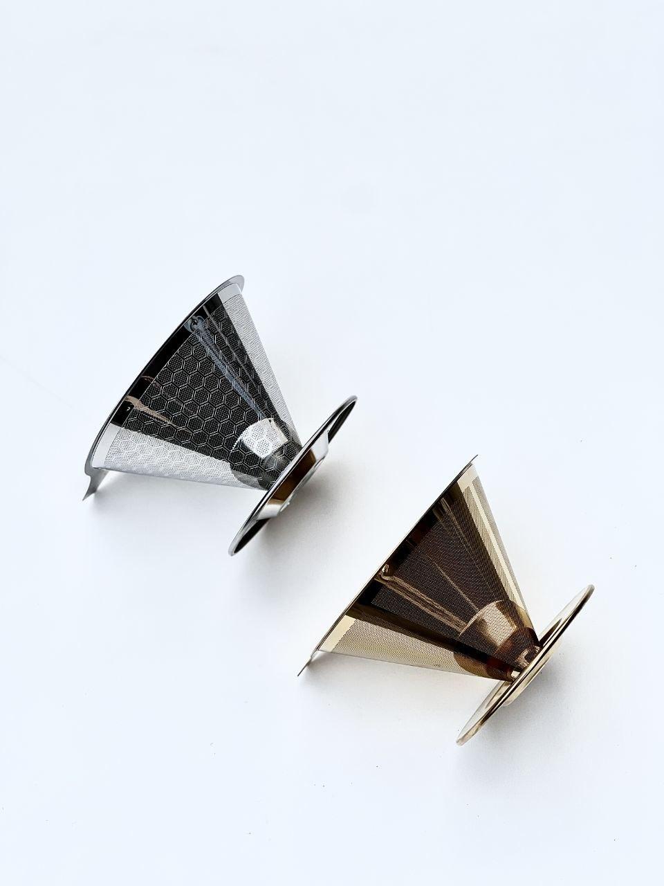 Лійка VD Coffee золота неіржавка (4012258), фото 1