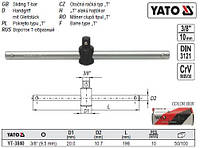 Вороток T-тип квадрат 3/8" L-198 мм YATO YT-3840