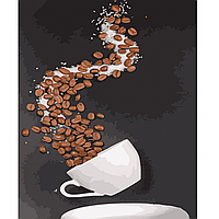 Картина по номерам Strateg Чашечка кофе размером 40х50 см (DY303)