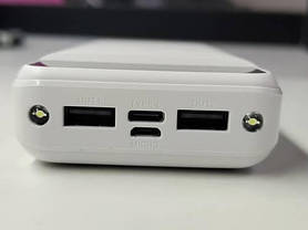 Power Bank 20000 mAh білий, фото 4