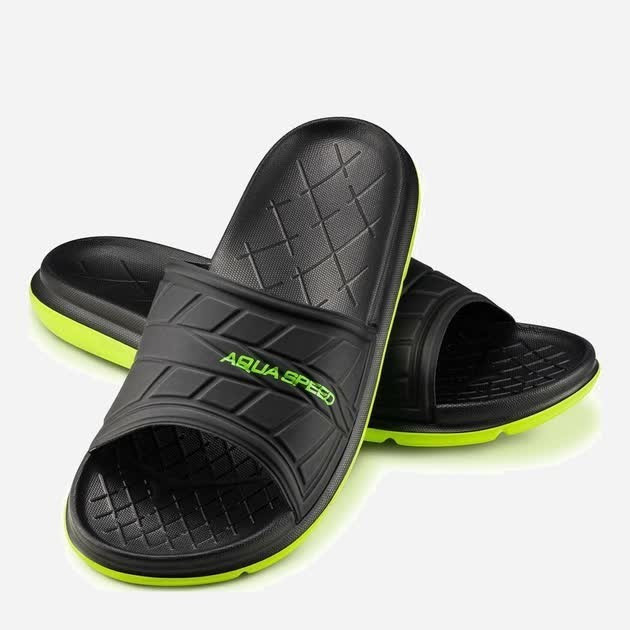 Шльопанці Aqua Speed ASPEN 8483 чорний, жовтий Чол 39 534-07 39
