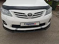 Дефлектор капота (мухобойка) (EuroCap) для авто. Toyota Corolla 2007-2013 гг