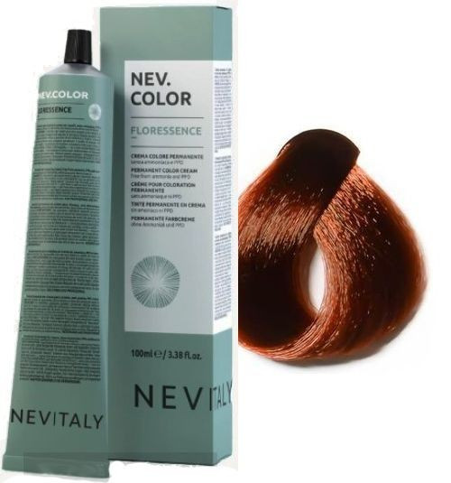 Фарба для волосся Nevitaly Floressence Color 5/43 без аміаку, 100 мл