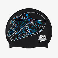 Шапка для плавання Speedo MILLENIUM FALCON SLOGAN PRT CAP чорний Уні OSFM 5053744485225