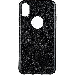 Чохол-накладка TOTO 2 in1 tpu + glitter paper case iPhone X Black