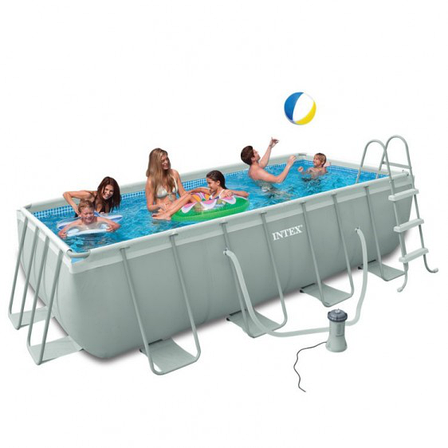 Intex 28350 (54182) - каркасний басейн Ultra Frame Rectangular 400x200x100 см, фото 3