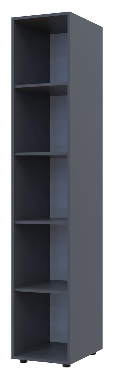 Етажерка до шаф "Гелар" 38х50х203 см. Графіт