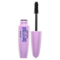 Водостійка Туш для вій «Захват. Ефект накладних вій» Avon Delightfull False Lash waterproof Коричнева  10 мл