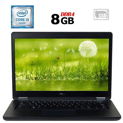 Ноутбук Dell Latitude 5480 / 14" (1366x768) TN / Intel Core i5-6300U (4) ядра по 2.4 — 3.0 GHz) / 8 GB DDR4, фото 2