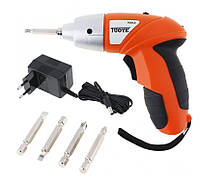 Электроотвертка Tuoye Cordless Screw с 4я битами