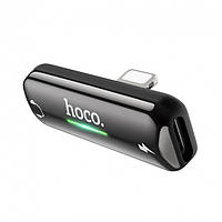 Перехідник Hoco LS27 Apple Dual Lightning digital audio converter Metal Gray продаж