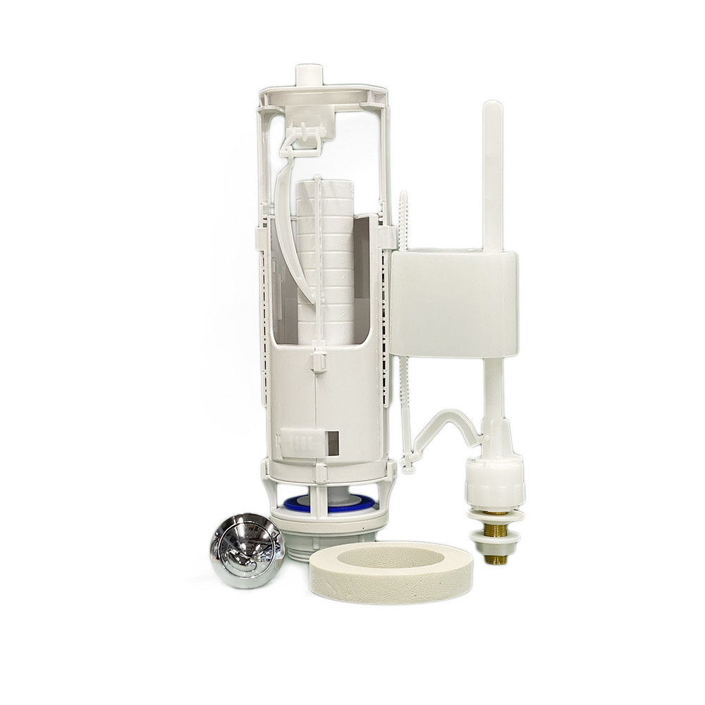 Пристрій зливного бачка, зливний механізм Perfect Float з подвійним зливом клапан нижньої подачі води, 3/6 NKP, фото 1