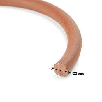 Шнур бентонітовий круглий д22 мм для гідроізоляції та герметизації отворів, 5 м.п. Sanpol (Україна)