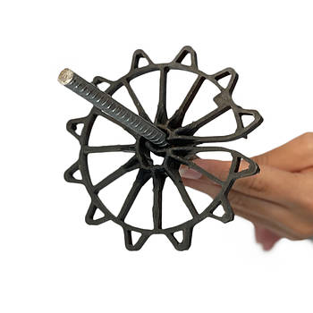 Фіксатор захисного шару арматури Зірочка 50 мм. Sanpol 250 шт/уп. Арматурні фіксатори