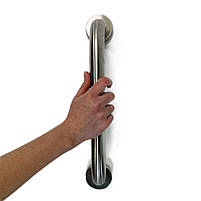 Поручні для ванної прямі 40 см. Ручка нержавіюча сталь D 32 мм. Maxiflow Sanpreis Прямий поручень, фото 3