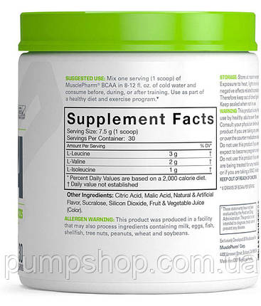 БЦАА MusclePharm BCAA Essentials Powder - 30 порцій (виноград), фото 3