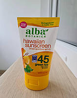 Солнцезащитный крем Alba botanica SPF 45+, 89 мл