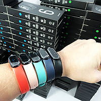 Фитнес браслет FitPro Smart Band M6 (смарт часы, пульсоксиметр, пульс). LD-339 Цвет: красный