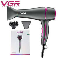 Профессиональный фен для волос с насадками и диффузором VGR-402 AVEO 2200 Вт