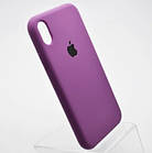 Чохол накладка Silicon Case для iPhone XR Purple, фото 2