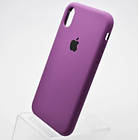 Чохол накладка Silicon Case для iPhone XR Purple, фото 4