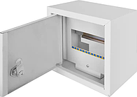 Розподільчий щит 8 модулів металевий 165х220х105мм IP31 навісний з замком [s0100148] E.NEXT e.mbox.stand.n.08.z