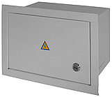 Розподільчий щит 8 модулів металевий 165х185х105мм IP31 вбудований з замком [s0100149] E.NEXT e.mbox.stand.w.08.z