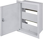 Розподільчий щит 24 модуля металевий 315х260х105мм IP31 вбудований з замком [s0100024] E.NEXT e.mbox.stand.w.24.z