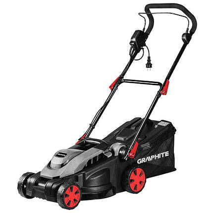 Газонокосарка електрична GRAPHITE 59G474, 1500Вт, 36см, 35л, 20-50мм, 10.1кг, фото 1