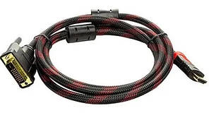 Перехідник HDMI DVI 5м феррит (ver1.4)
