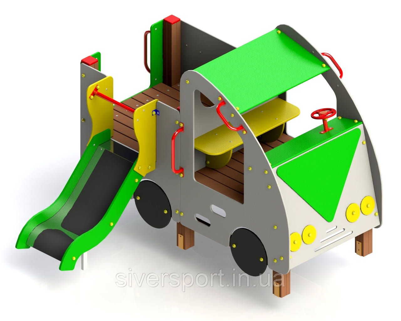 Гімнастичний комплекс "АВТО" SiverSport KID401, фото 1