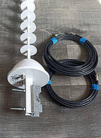 Потужна антена LTE 4G Стріла-5 MIMO (1700-2170 МГц, 2х20 дБ) з кабелем RG58 2x10 метрів