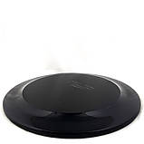 Тарілка декоративна кругла Петриківський розпис із дерева 30см малюнок БЛАКИТНІ КВІТИ Український сувенір, фото 9