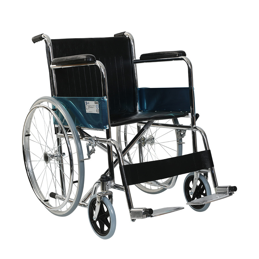 Інвалідний візок крісло G101 складний для інвалідів літніх дорослих, фото 1