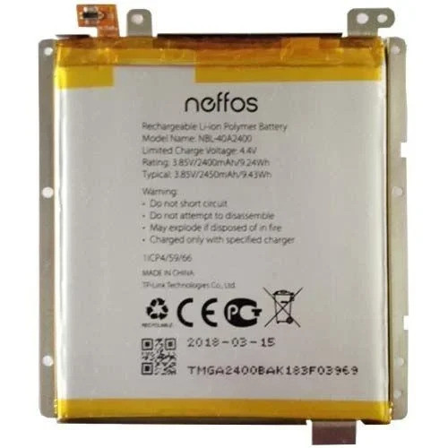 Акумуляторна батарея NBL-40A2400 для мобільного телефону TP-Link Neffos Y5s TP704