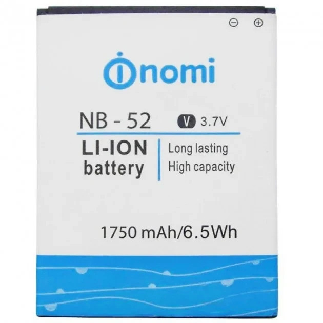 Акумуляторна батарея NB-52 для мобільного телефону Nomi i501