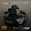 Налобний світлодіодний ліхтарик VIDEX VLF-H056 1400Lm 6500K, фото 5