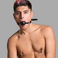 РОЗПРОДАЖ СКЛАДУ Кляп із затискачами на соски