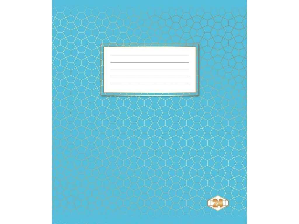 Зошит в клітинку 24арк. Фоновий Шкільний 20шт/уп ТМ ТЕТРАДА FG