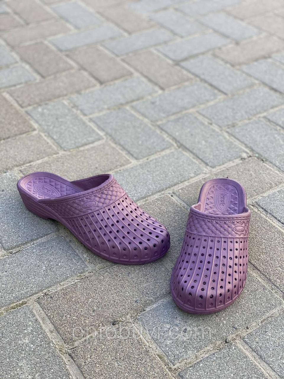 Жіночі шльопанці ПВХ Крок оптом