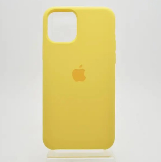 Чохол накладка Silicon Case для iPhone 11 Pro Yellow, фото 1